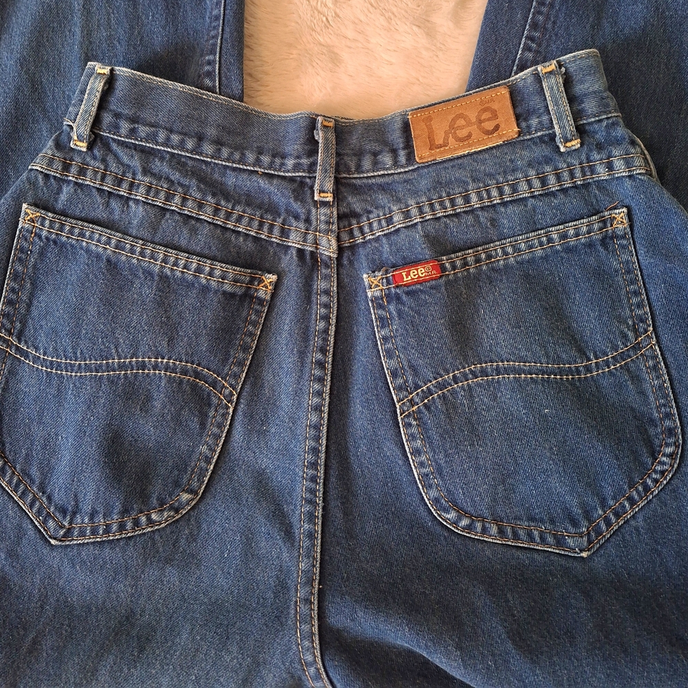 Vintage Lee Riders High Rise Pleated Mom Jeans USA Made Size 10